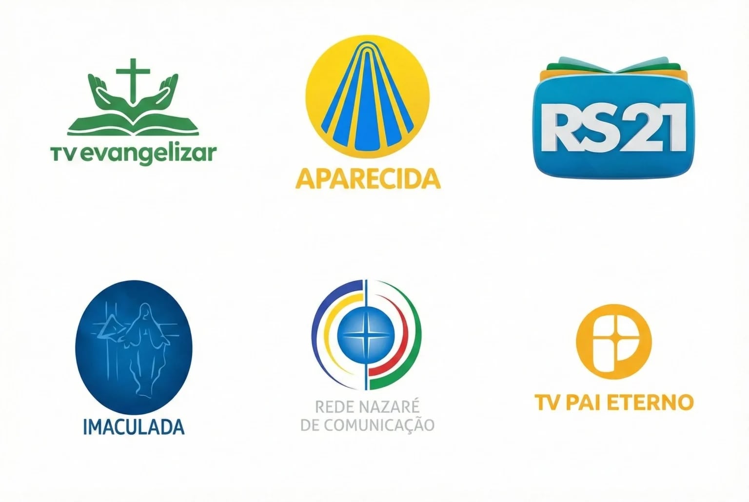 Logos de comunidades católicas do Brasil